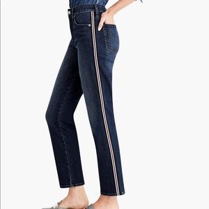 J Crew Vintage Straight with Metallic Stripe